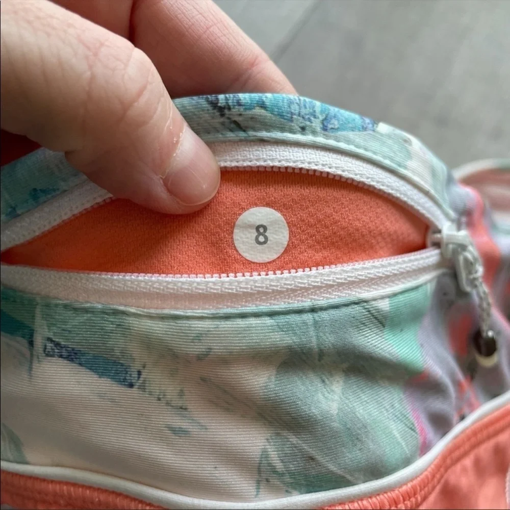 Lululemon Speed Short *4-way Stretch in Plum Peach / Blushed Illusion Multi